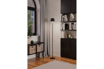 Gulvlampe Eglo Mannera-L Sort/Stål - Sort/Stål - Belysning - Lamper & indendørsbelysning - Soveværelse lampe