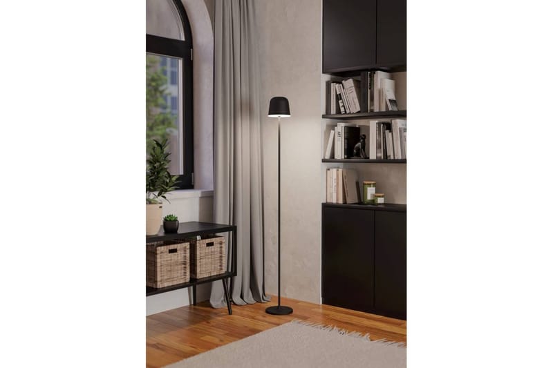 Gulvlampe Eglo Mannera-L Sort/Stål - Sort/Stål - Belysning - Lamper & indendørsbelysning - Soveværelse lampe