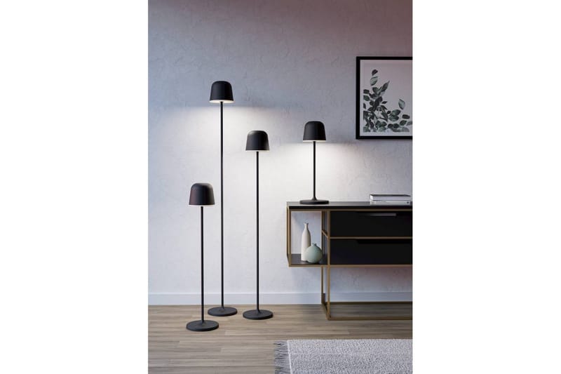 Gulvlampe Eglo Mannera-L Sort/Stål - Sort/Stål - Belysning - Lamper & indendørsbelysning - Soveværelse lampe