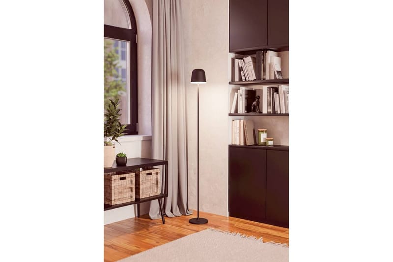 Gulvlampe Eglo Mannera-L Sort/Stål - Sort/Stål - Belysning - Lamper & indendørsbelysning - Soveværelse lampe