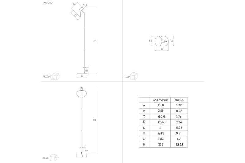 Gulvlampe Eglo Morescana Sort - Belysning - Lamper & indendørsbelysning - Soveværelse lampe