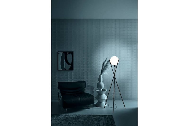 Gulvlampe Eglo Salvezinas Sort/Opalhvid - Belysning - Lamper & indendørsbelysning - Soveværelse lampe