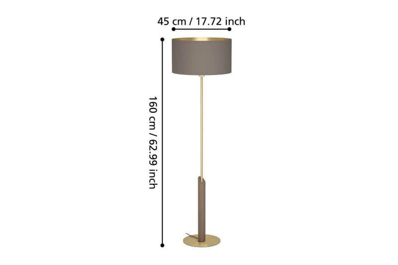 Gulvlampe Eglo Santandria Cappuccino - Belysning - Lamper & indendørsbelysning - Soveværelse lampe