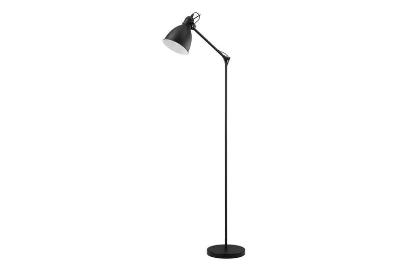 Gulvlampe Eglo Priddy, Sort/Hvid