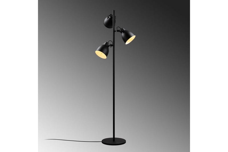 Gulvlampe Elber Sort - Sort - Belysning - Lamper & indendørsbelysning - Soveværelse lampe
