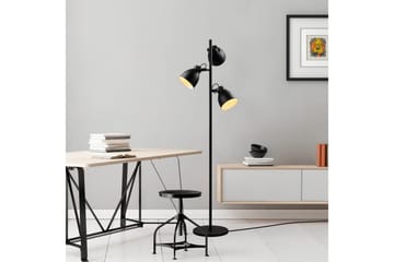 Gulvlampe Elber Sort - Sort - Belysning - Lamper & indendørsbelysning - Soveværelse lampe