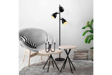 Gulvlampe Elber Sort - Sort - Belysning - Lamper & indendørsbelysning - Soveværelse lampe