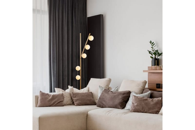 Gulvlampe Elvon Rany - Guld - Belysning - Lamper & indendørsbelysning - Soveværelse lampe