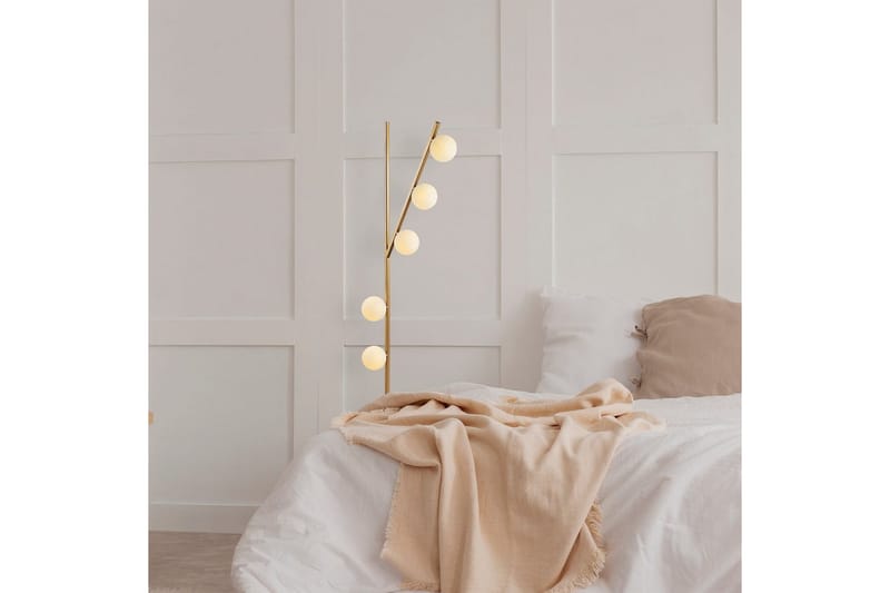 Gulvlampe Elvon Rany - Guld - Belysning - Lamper & indendørsbelysning - Soveværelse lampe
