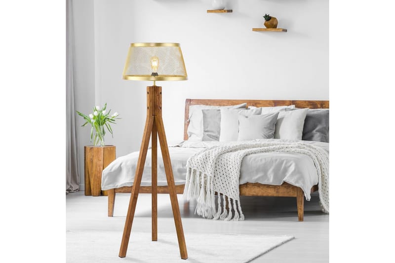Gulvlampe Frederik - 46x145x46 cm - Belysning - Lamper & indendørsbelysning - Soveværelse lampe