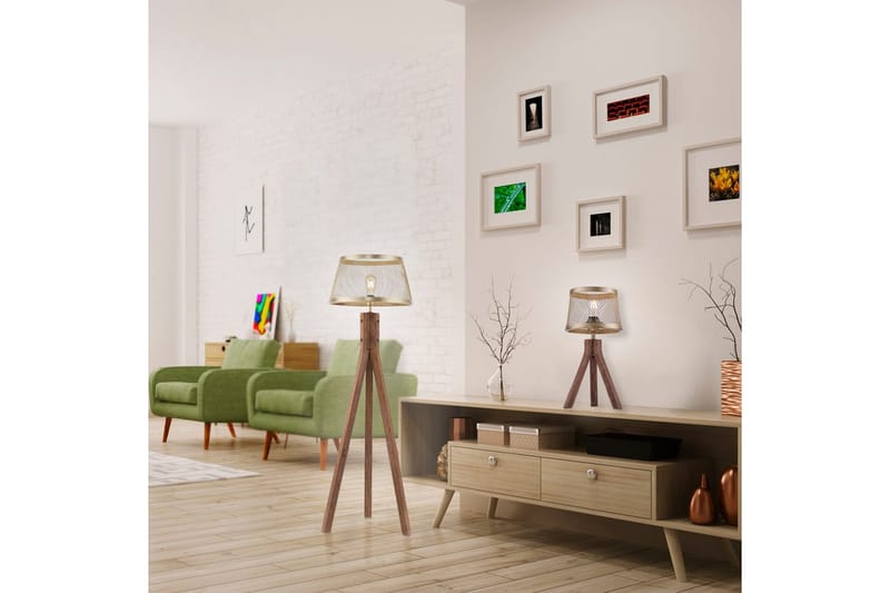 Gulvlampe Frederik - 46x145x46 cm - Belysning - Lamper & indendørsbelysning - Soveværelse lampe