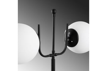 Gulvlampe Gevir Sort - Sort - Belysning - Lamper & indendørsbelysning - Gulvlampe & standerlampe - Toarmet gulvlampe