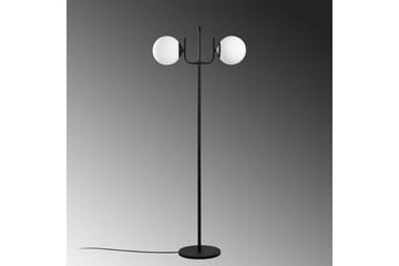 Gulvlampe Gevir Sort - Sort - Belysning - Lamper & indendørsbelysning - Gulvlampe & standerlampe - Toarmet gulvlampe