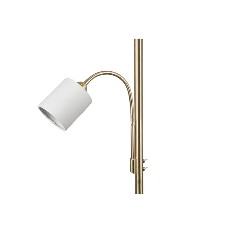 Gulvlampe Hotel - Mat messing - Belysning - Lamper & indendørsbelysning - Soveværelse lampe