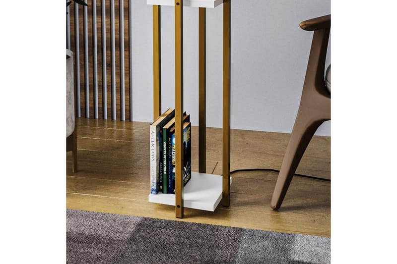 Gulvlampe Hyldelampe (Hyldehøjde: 60 cm) Rany / Hvid 2 - Rany / Hvid 2 - Belysning - Lamper & indendørsbelysning - Soveværelse lampe