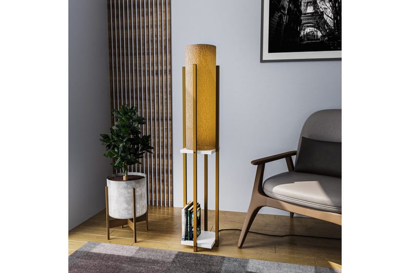 Gulvlampe Hyldelampe (Hyldehøjde: 60 cm) Rany / Hvid 2 - Rany / Hvid 2 - Belysning - Lamper & indendørsbelysning - Soveværelse lampe