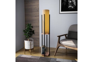 Gulvlampe Hyldelampe (Hyldehøjde: 60 cm) Sort / Kobber 2
