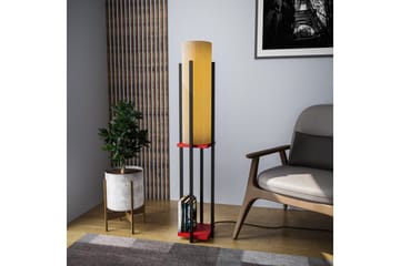 Gulvlampe Hyldelampe (Hyldehøjde: 60 cm) Sort / Rød Beige