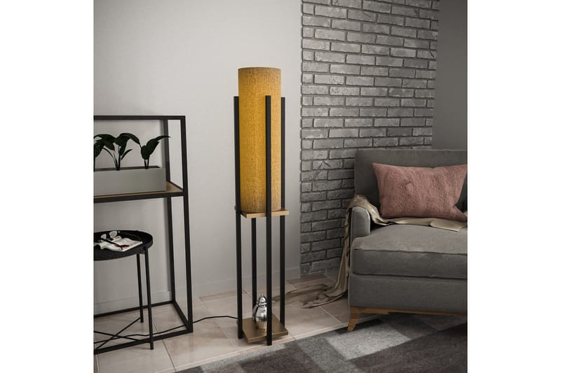 Gulvlampe Hyldelampe (Hyldehøjde: 60 cm) Sort / Rany - Sort / Rany - Belysning - Lamper & indendørsbelysning - Soveværelse lampe