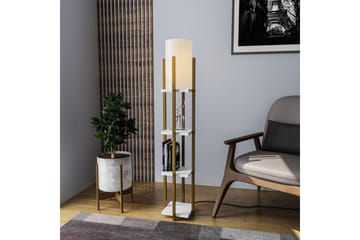 Gulvlampe Hyldelampe Lumi (Hyldehøjde: 29 cm) Rany / Hvid
