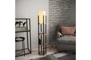 Gulvlampe Hyldelampe Lumi (Hyldehøjde: 29 cm) Sort / Rany - Sort / Rany - Belysning - Lamper & indendørsbelysning - Soveværelse lampe