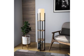 Gulvlampe Hyldelampe Lumi (Hyldehøjde: 29 cm) Sort / Rany