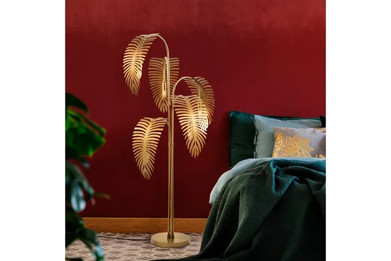 Gulvlampe Kavilashm Rany - Guld - Belysning - Lamper & indendørsbelysning - Soveværelse lampe