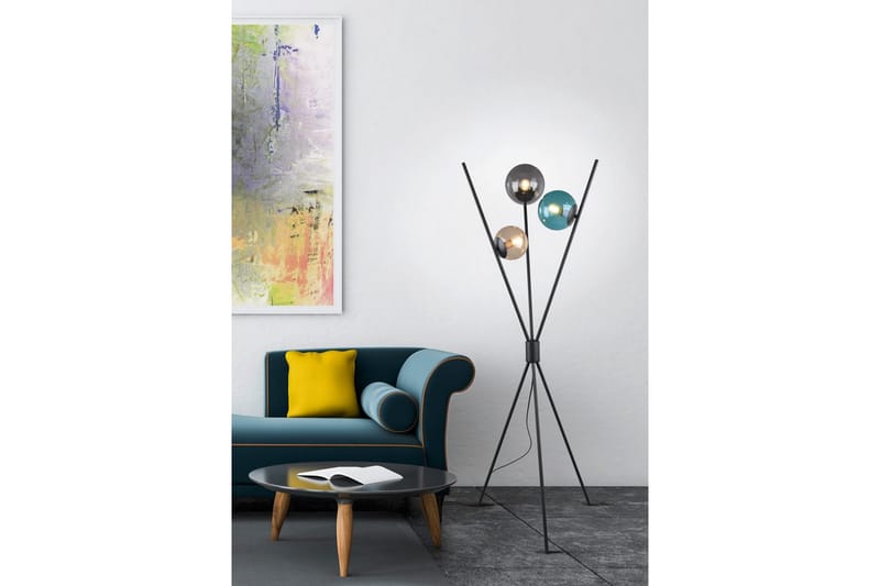 Gulvlampe Lance - Matt svart - Belysning - Lamper & indendørsbelysning - Soveværelse lampe