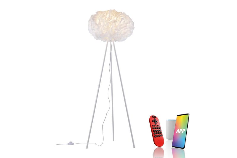 Gulvlampe Lolasmart Naomi - 47x140x47 cm - Belysning - Lamper & indendørsbelysning - Soveværelse lampe