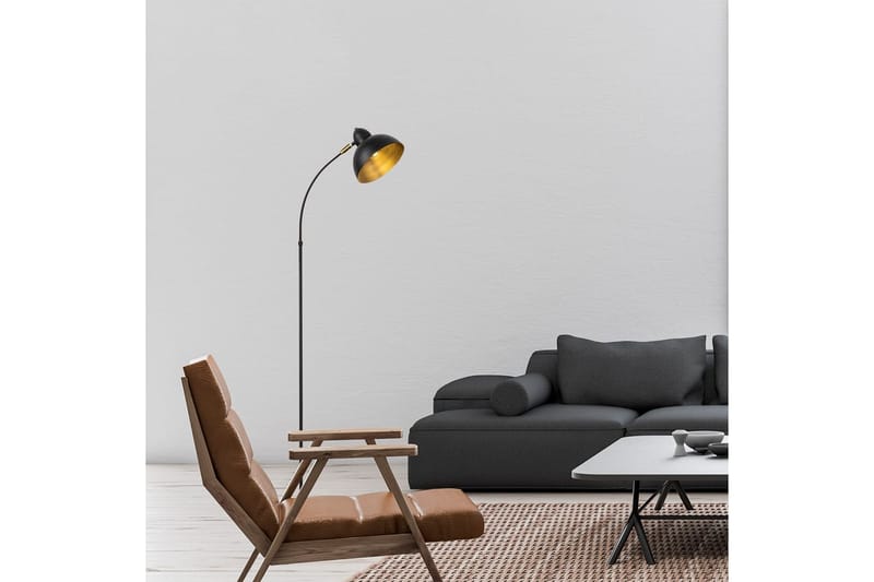 Gulvlampe Masatsune Sort / Antik - Sort / Antik - Belysning - Lamper & indendørsbelysning - Soveværelse lampe