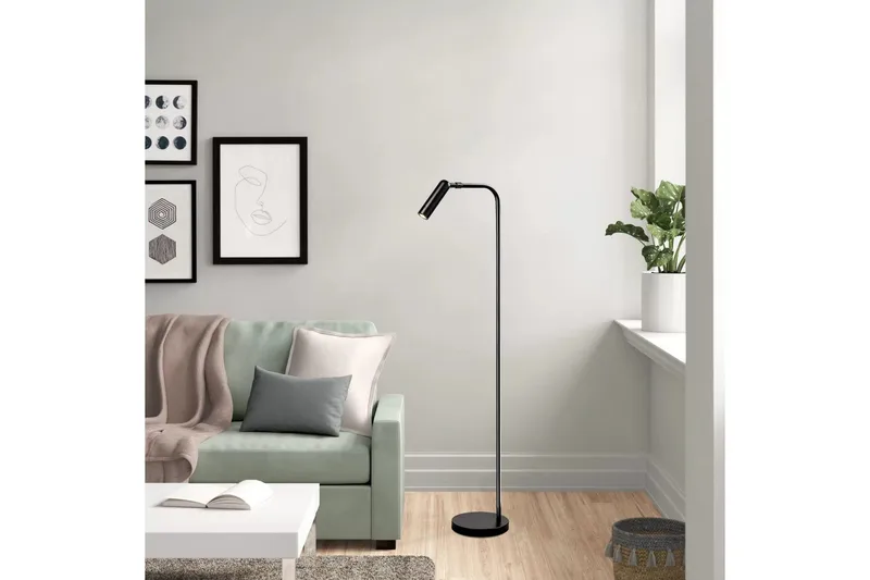 Gulvlampe Matsuchi Sort - Sort - Belysning - Lamper & indendørsbelysning - Soveværelse lampe