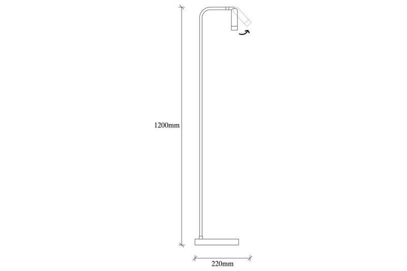 Gulvlampe Matsuchi Sort - Sort - Belysning - Lamper & indendørsbelysning - Soveværelse lampe