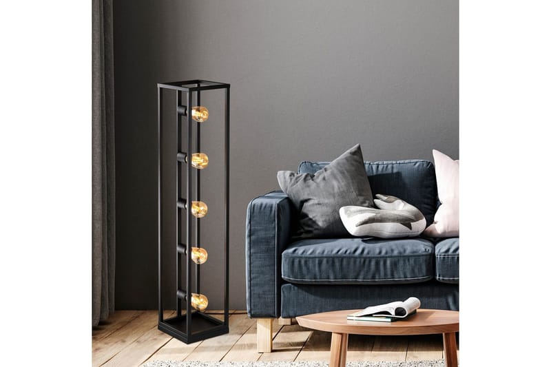 Gulvlampe Orika Sort - Sort - Belysning - Lamper & indendørsbelysning - Soveværelse lampe