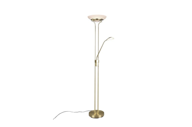 Gulvlampe Orson, Mat messing