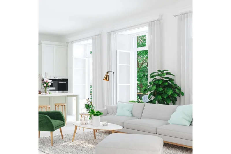 Gulvlampe Quintra Sort / Vintage - 30 x 22 cm - Belysning - Lamper & indendørsbelysning - Soveværelse lampe