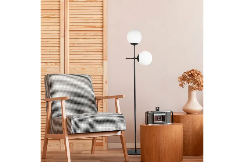 Gulvlampe Ranpal Sort - Sort - Belysning - Lamper & indendørsbelysning - Soveværelse lampe