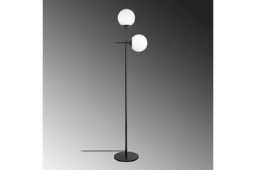 Gulvlampe Ranpal Sort - Sort - Belysning - Lamper & indendørsbelysning - Gulvlampe & standerlampe - Toarmet gulvlampe