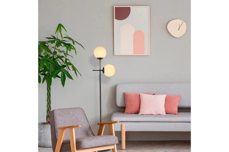 Gulvlampe Ranpal Sort - Sort - Belysning - Lamper & indendørsbelysning - Soveværelse lampe