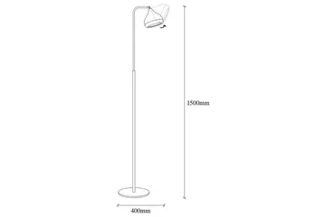 Gulvlampe Soodx Sort / Kobber - Kobber/Sort - Belysning - Lamper & indendørsbelysning - Soveværelse lampe