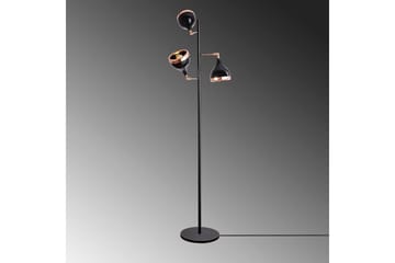 Gulvlampe Soodx Sort / Kobber - Kobber/Sort - Belysning - Lamper & indendørsbelysning - Soveværelse lampe