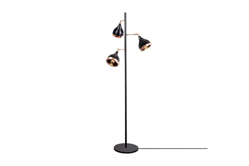 Gulvlampe Soodx Sort / Kobber - Kobber/Sort - Belysning - Lamper & indendørsbelysning - Soveværelse lampe
