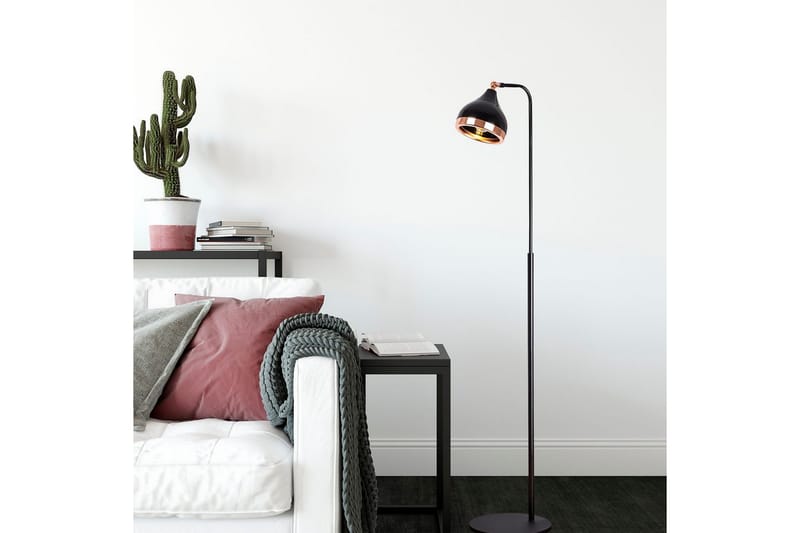 Gulvlampe Soodx Sort / Kobber - Kobber/Sort - Belysning - Lamper & indendørsbelysning - Soveværelse lampe