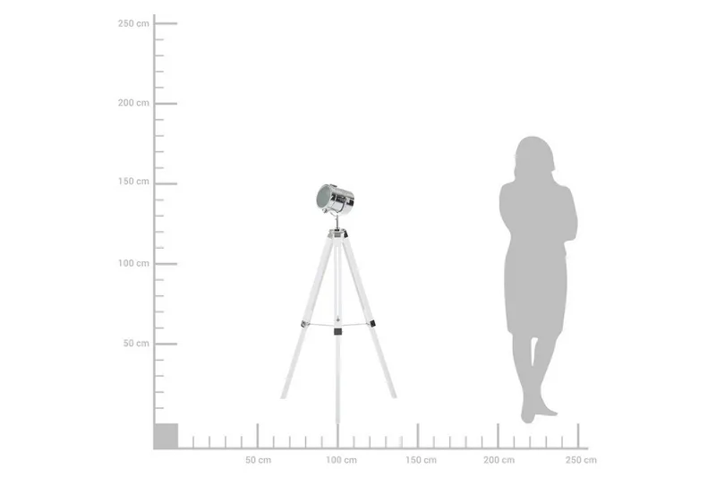 Alzette Gulvlampe 143 cm - Hvid - Belysning - Lamper & indendørsbelysning - Gulvlampe & standerlampe