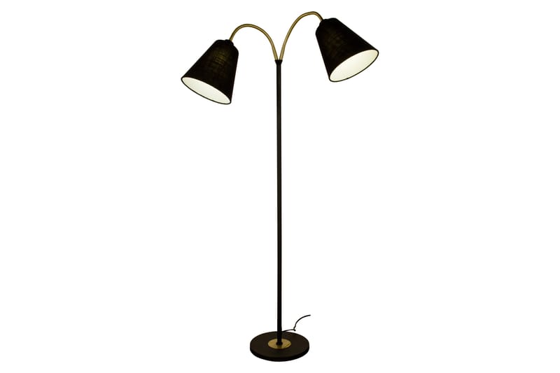 Aneta LJUSDAL Gulvlampe 140 cm - Aneta Lighting - Toarmet gulvlampe - Stuelampe - Gulvlampe & standerlampe - Soveværelse lampe