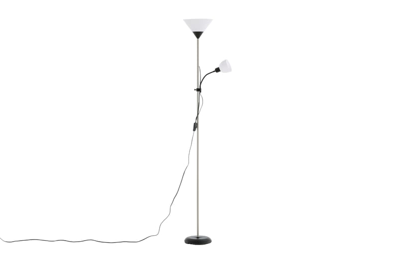 Bagacay Gulvlampe - Beige/Hvid - Soveværelse lampe - Stuelampe - Uplight gulvlampe - Gulvlampe & standerlampe