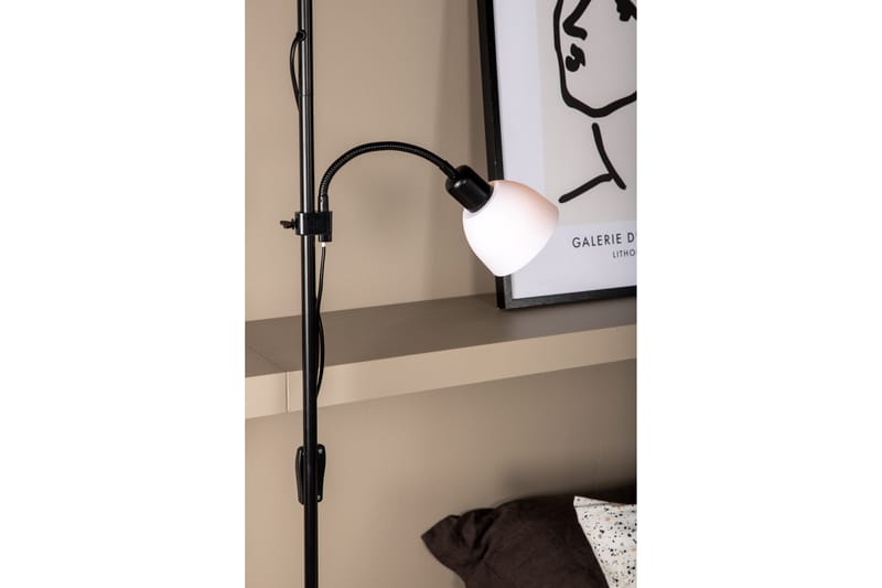 Bagasi gulvlampe - Svart/Hvid - Belysning - Lamper & indendørsbelysning - Gulvlampe & standerlampe - Uplight gulvlampe