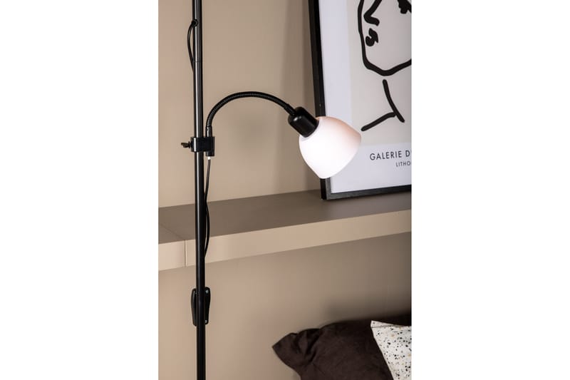 Bagasi gulvlampe - Svart/Hvid - Belysning - Lamper & indendørsbelysning - Gulvlampe & standerlampe - Toarmet gulvlampe