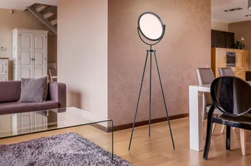 CARL gulvlampe, sort - Belysning - Lamper & indendørsbelysning - Gulvlampe & standerlampe