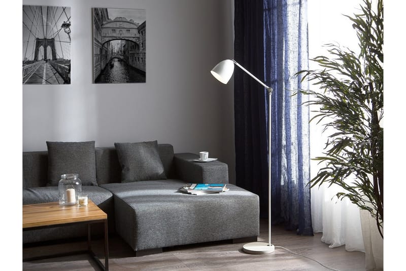 Chanza Gulvlampe 165 cm - Hvid - Soveværelse lampe - Stuelampe - Gulvlampe & standerlampe