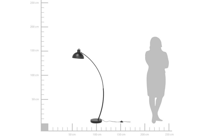 Dintel Gulvlampe 155 cm - Sort - Belysning - Lamper & indendørsbelysning - Gulvlampe & standerlampe